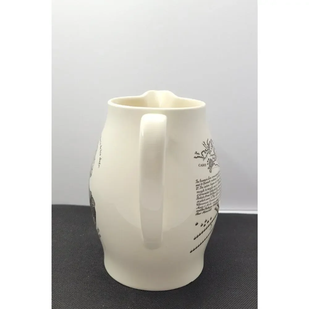 Vintage Wedgwood Lord Nelson Trafalgar Pitcher American Heritage Made England